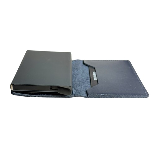 SECRID Slim Style Original Navy-Navy Wallet - Picture 4 of 5