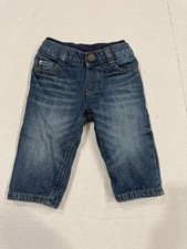 Baby Gap Kids Boys Toddler Denim Jeans Size 6-12 Months Slim Elastic Waist