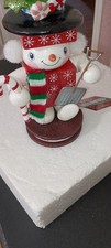 KURT ADLER-8 H-HOLLYWOOD SNOWMAN NUTCRACKER-N...