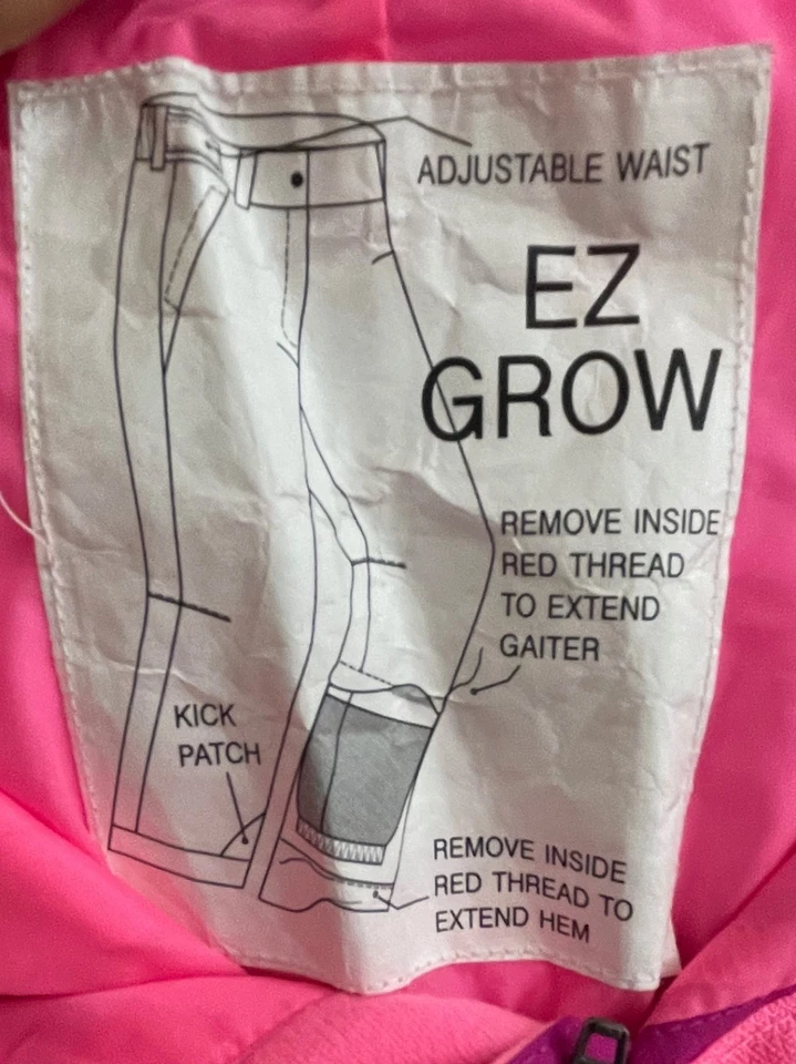 Pantalones triclimáticos aislados SnowQuest Freedom para niñas The North Face - Rosa - XXS Foto 4 de 4