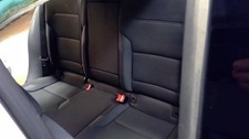 2016 16 Vw Golf Seat Rear Black Cloth Hatchback 107615