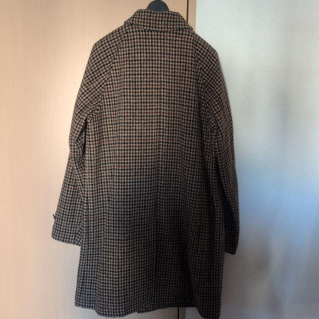 BEAMS PLUS Harris Tweed Balcollar Coat Size L Unused Men's BEAMS PLUS Harris Tweed Balcollar Coat Size L Unused Men's