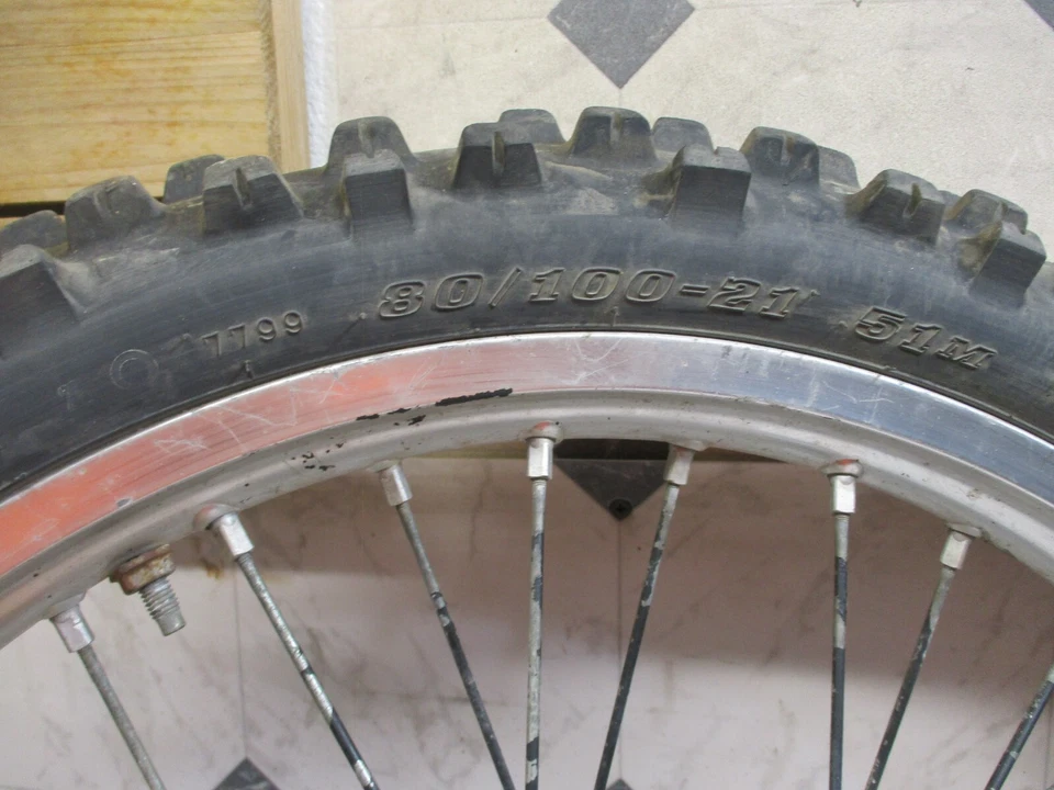 Disco de freio cubo pneu aro roda dianteira Yamaha yz250f yz 250 f 2004 04 80/100-21. - Imagem 4 de 4