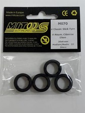 Mitoos M070 4 x Classic Slick Tyres 20 x 6mm Medium 32 Shore