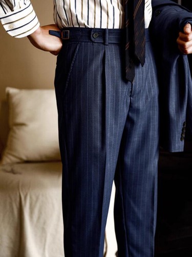 High waist straight trousers | Street trousers | Commuter trousers
