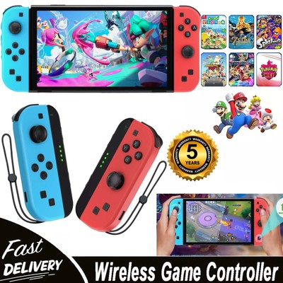 Wireless Controllers for Joy Con Nintendo Switch Double Vibration Pair