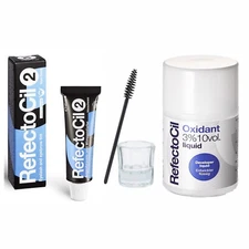 Refectocil Blue Black  No.2 Eyelash &  Eyebrow Color  Kit  [Choose Developer]