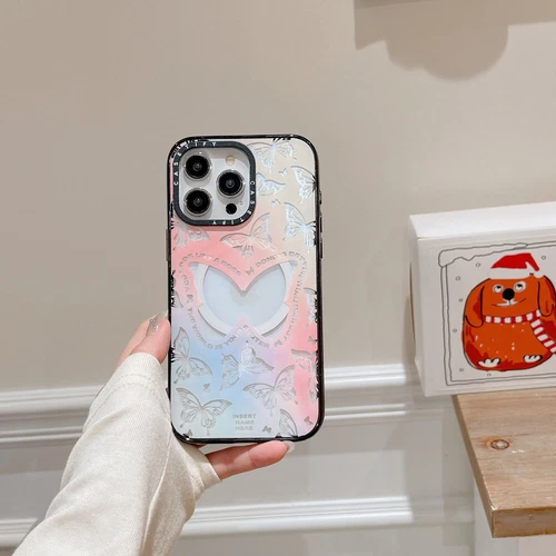 Süße Handyhülle Schmetterling passend für iPhone 16 Pro Max 15 14 13 12- - Bild 1 von 20