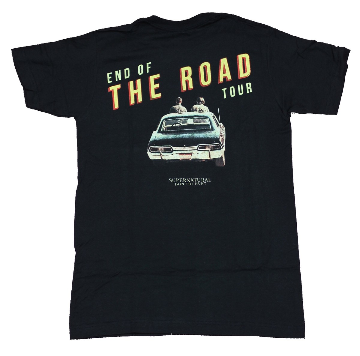 Supernatural Adult New T-Shirt - End of The Road Tour Two Sided