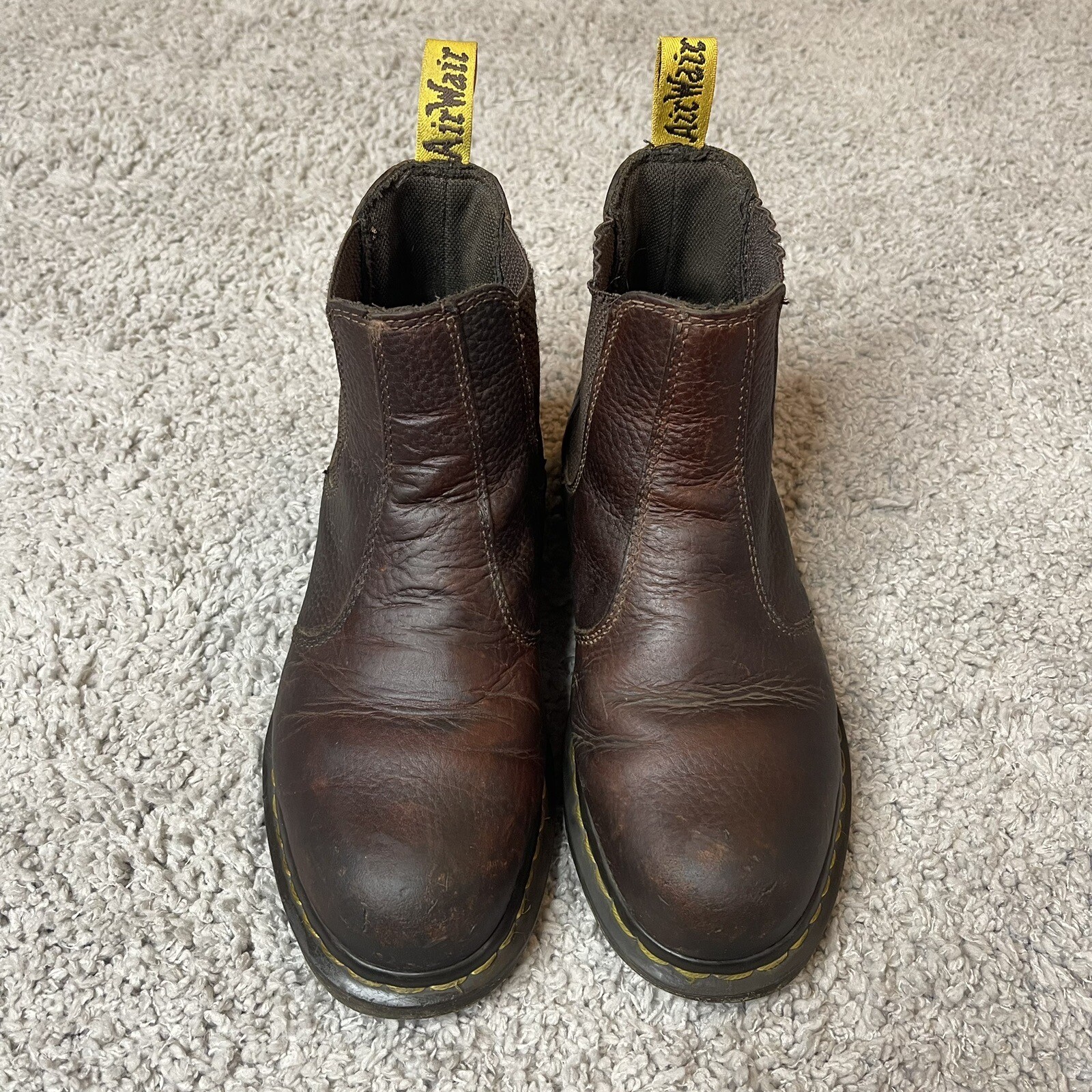 Dr Doc Martens Work Arbor St Steel Toe Chelsea brown Boots Women’s Size 7 eBay