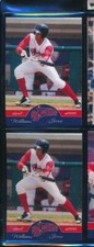 Lot (2) 2013 Grandstand #25 Williams Jerez Lowell Spinners (CO52) SWSW6