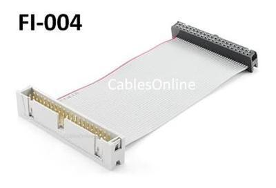 CablesOnline 4 inch 40-Pin Male to Female IDE Hard Drive Extension Cable, FI-004