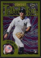 2023 Finest Flashbacks #165 Anthony Volpe SSP GOLD RC - New York Yankees - Rare!