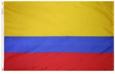 Ecuador Ecuadorian Civil Flag 3x5 Annin 192307 NYL-GLO High Quality USA Priority