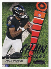 2021 PANINI CONTENDERS FOOTBALL- CHAIN MOVERS LAMAR JACKSON #CM-LJA RAVENS 🔥