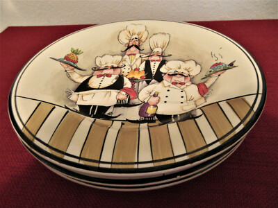  CHEF'S VEGETABLE/SALAD SERVER BOWLS SET OF TWO HDesign EUC