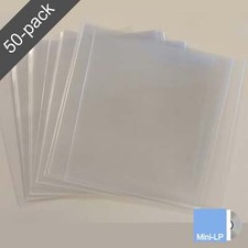 50 Mini-LP CD Open-Top Rimless Japanese Sleeves for Paper Jacket / Sleeve CDs