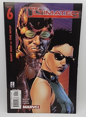 Ultimates #6 Wasp Giant Man Avengers Marvel Comics 2002 Mark Millar Bryan Hitch 