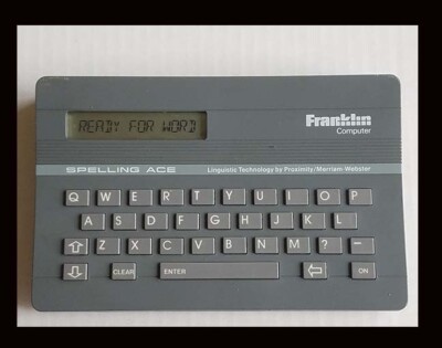 Franklin Spelling Ace Linguistic Model SA-98 Tested Works Great Merriam Webster