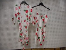 Secret Treasures Large Lingerie Robe Nightgown intimate sleepwear 2 Pc