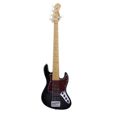 Sadowsky MetroExpress 21-Fret Vintage JJ 5-String Bass, Maple, Black High Polish