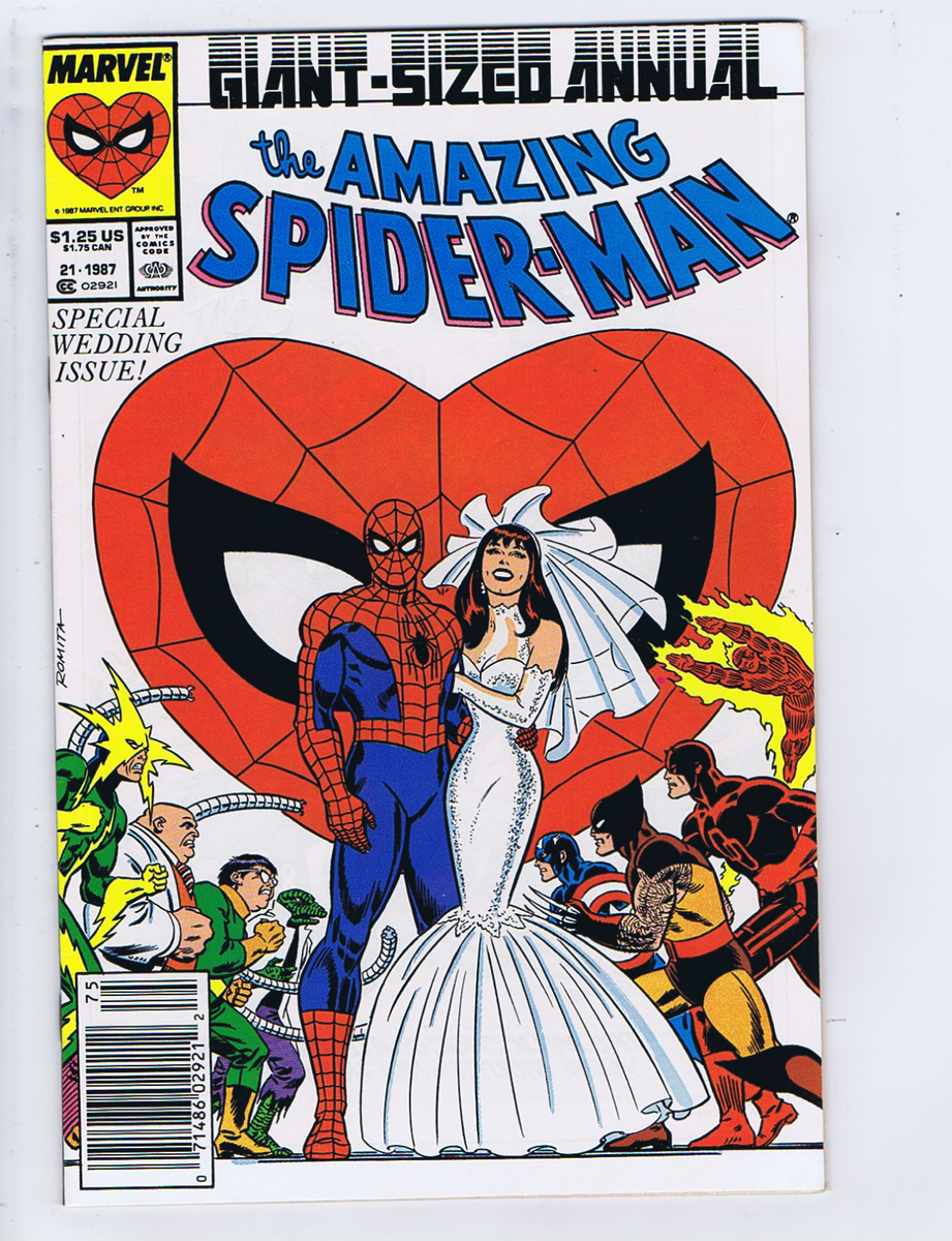 Amazing Spider-Man Annual #21 Marvel 1987 WEDDING ISSUE