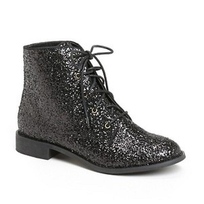 New Shellys London 'Kmenta' Glitter Boots  black  boots women's sz 7