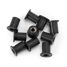 M5 Rubber Well Nuts Motorcycle Bolts Screws Nuts Fairings Windshield Nuts 5mm