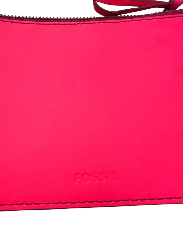 Fossil Neon Pink Wristlet Pouch  - Image 2 of 4