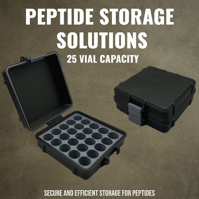 3ml Peptide Vial Case  | Durable Storage Rack (25 Vial Capacity) | GLP-1