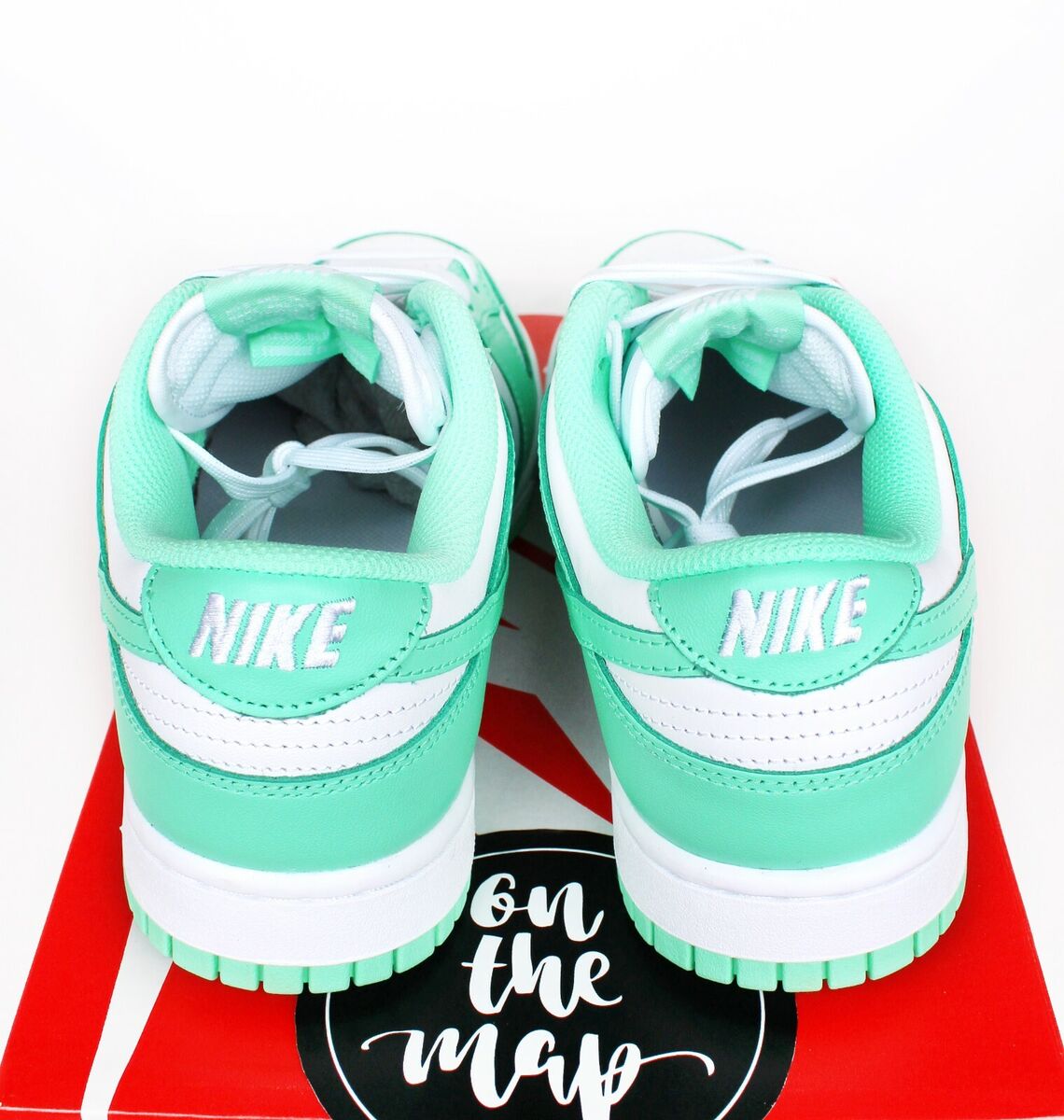 Nike Dunk Low W Green Glow White UK 3 4 5 6 7 8 9 US New