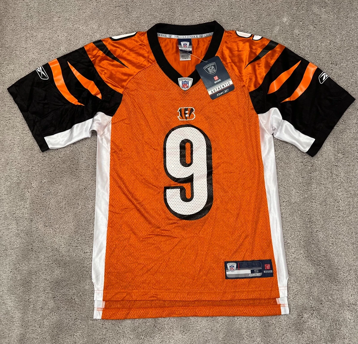 NFL Reebok Carson Palmer Cincinnati Bengals On Field Jersey Orange