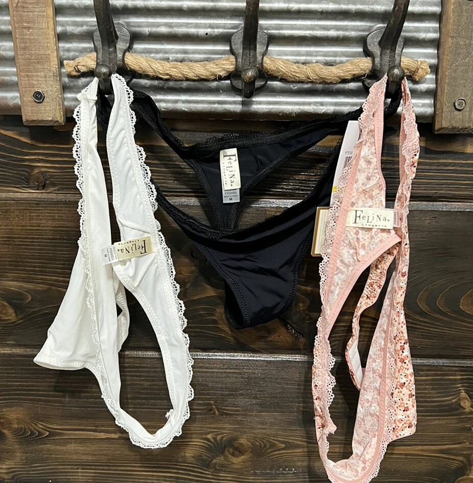 Felina Perizoma Classico Donna – Bianco, Taglia S (Lavaggio A Mano)