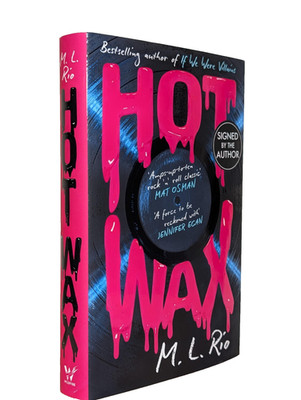 SIGNED Hot Wax M.L.Rio 1st Edition 1st Printing Hardcover New Collectible