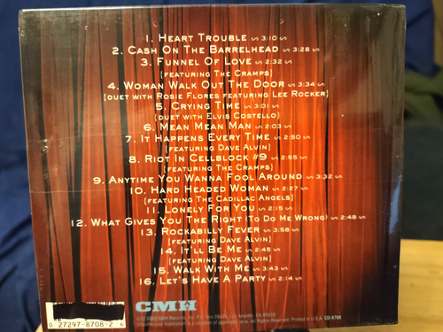 Wanda Jackson  "Heart Trouble" CD 2003 CMH Records Hype Sticker - Picture 2 of 2