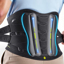 Back Brace for Men Lower Back Pain Relief, Back Support with Lumbar Pad