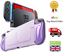 Mumba Clear Case Nintendo Switch 2 2025 Crystal Protective Dockable Cover 7.9"