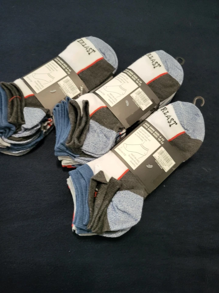 Calcetines Everlast para hombre, no show, asst, tallas 6-12, ¡paquete de 7 pares! ¡Nuevo! tienen más Foto 2 de 4