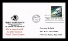 US COVER FUTURE MAIL TRANSPORTATION AIR MAIL WORLD STAMP EXPO 89 FDC REID CACHET