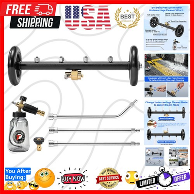 #ad #ad Undercarriage Pressure Washer Attachment 16 Inch Dual Function Undercarriage... $119.99