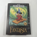 Fantasia SEGA Genesis Disney Game Box & Cartridge, Tested
