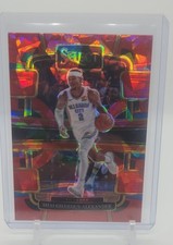 2023-24 Panini Select - Concourse Shai Gilgeous-Alexander #57 Red Cracked Ice...