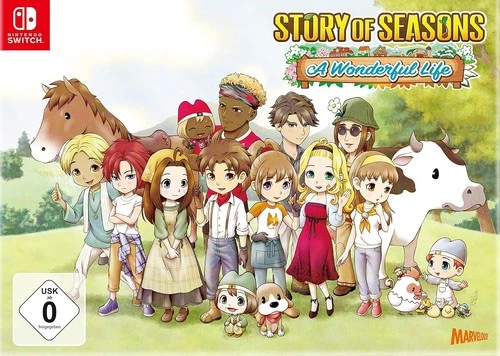 Story of Seasons: A Wonderful Life - Limited Edition Box Nintendo Switch CIB