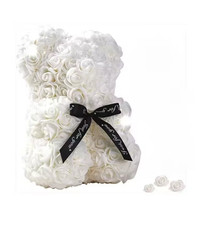 2025 New Artificial Flower Eternal Rose Teddy Bear for Mom Mother's Day