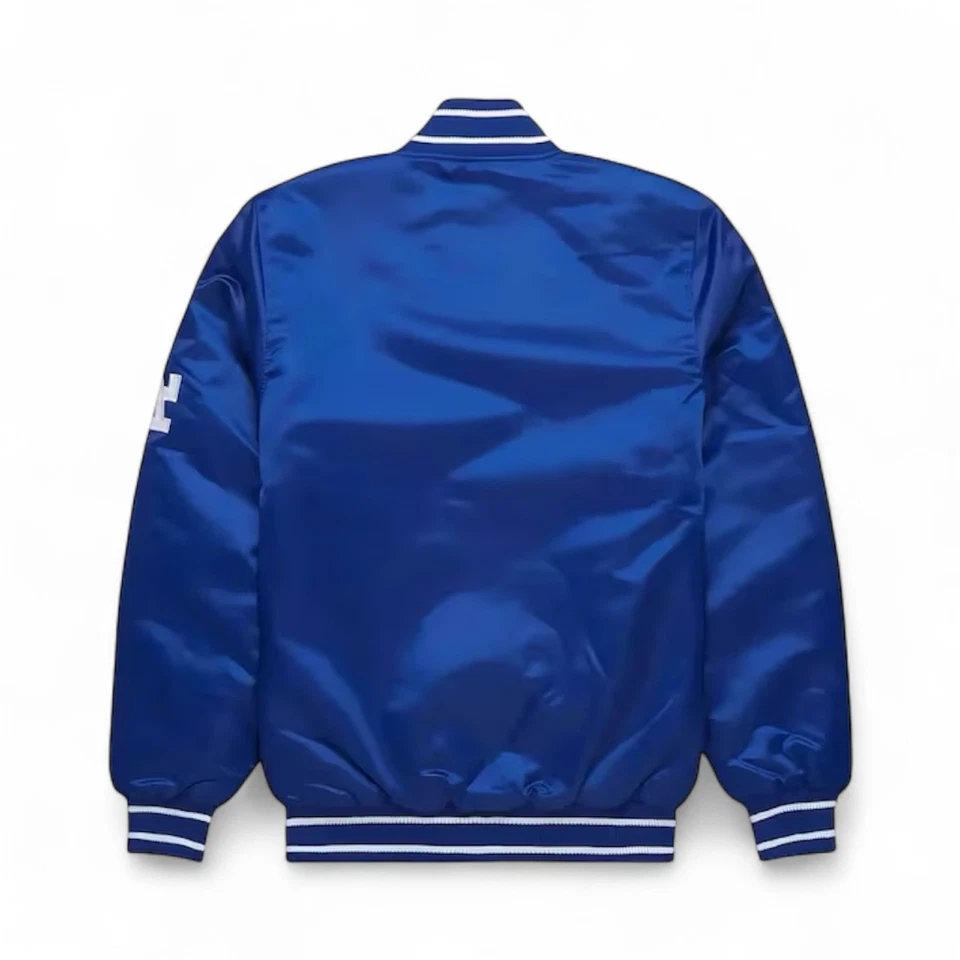 LA Dodgers синий атласный Varsity Bomber стиль куртка - унисекс - Изображение 2 из 4