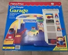 Vintage 1990 Fisher Price Little People Garage #2553 Box Complete + Extras!