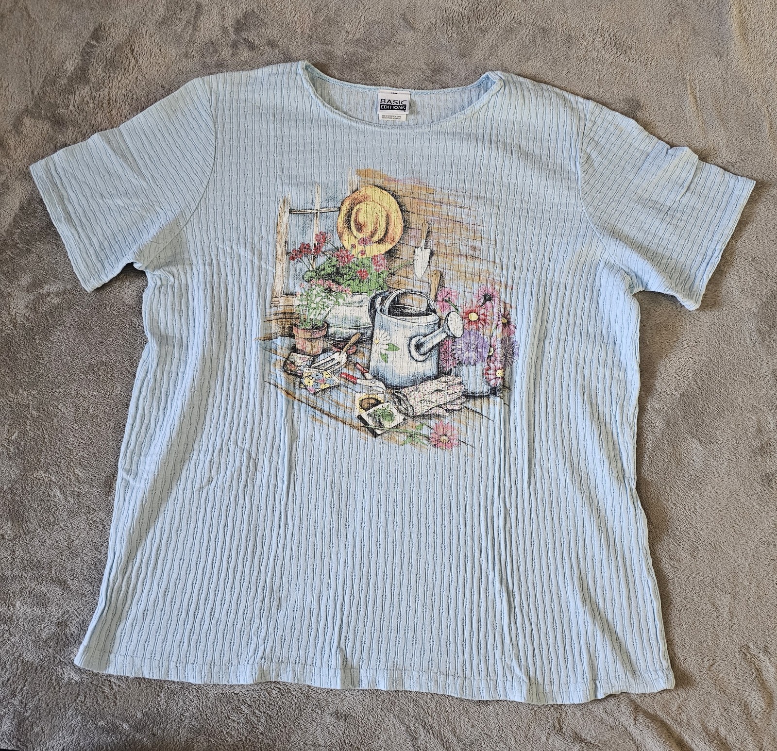 Basic Editions BEAR COLLECTION & GARDEN Tops sz L… - image 4