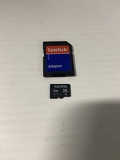 Sandisk 4GB Micro SD Memory Card W/Sd Adapter