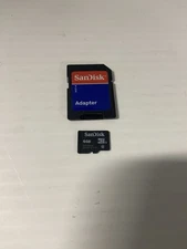 Sandisk 4GB Micro SD Memory Card W/Sd Adapter