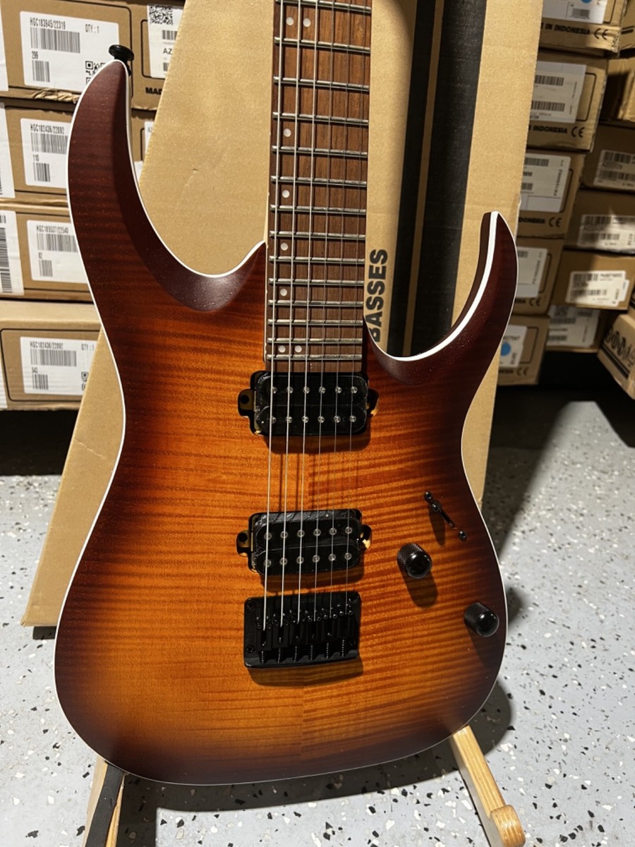 Ibanez RGA42FM Solidbody Electric Guitar - Dragon Eye Burst Flat